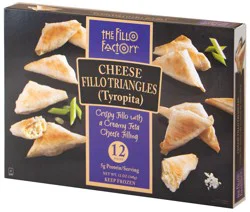 Fillo Factory Hors D'oeuvres Tyropita 1 oz - 12 Count