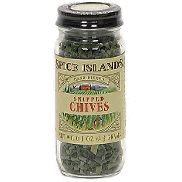 slide 1 of 1, Spice Islands Snipped Chives Jar, 0.1 oz