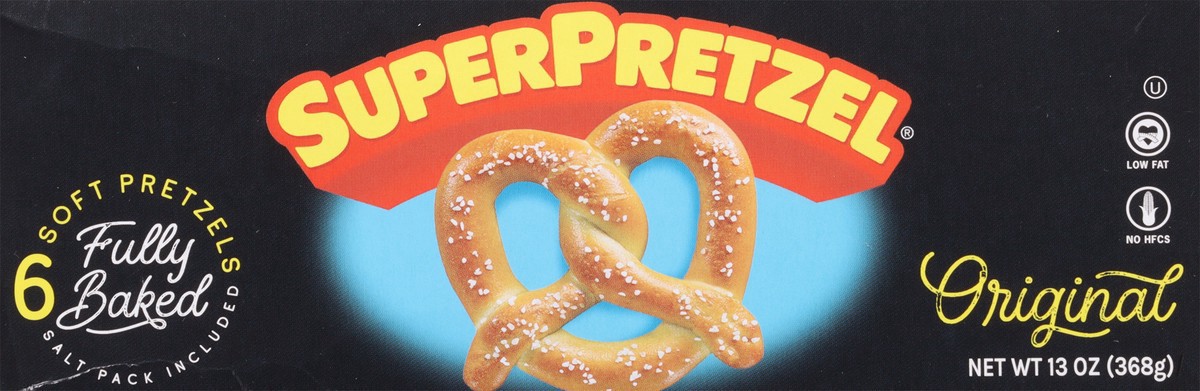 slide 2 of 9, SUPERPRETZEL Pretzels, Soft, Original, 6 ct