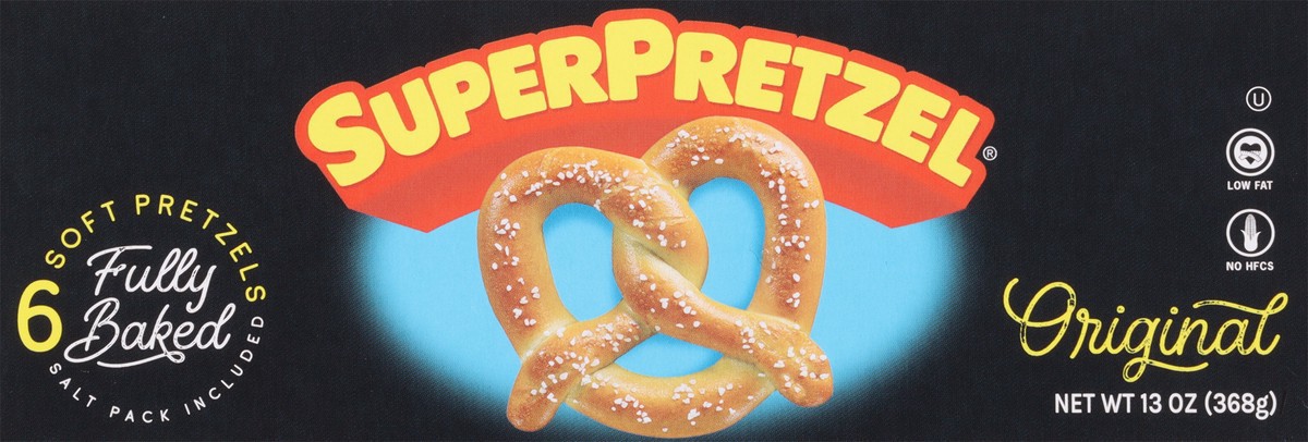 slide 3 of 9, SUPERPRETZEL Pretzels, Soft, Original, 6 ct