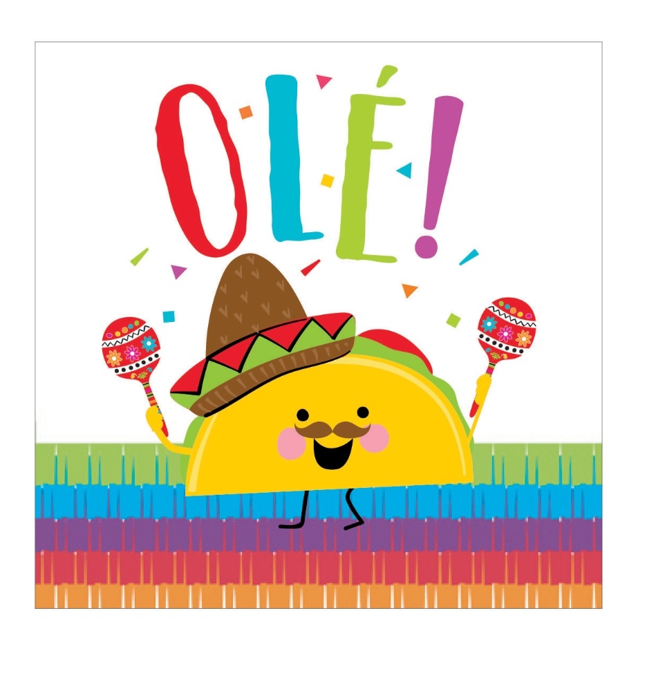 slide 1 of 1, Amscan Cinco De Mayo Beverage Napkins, 16 ct