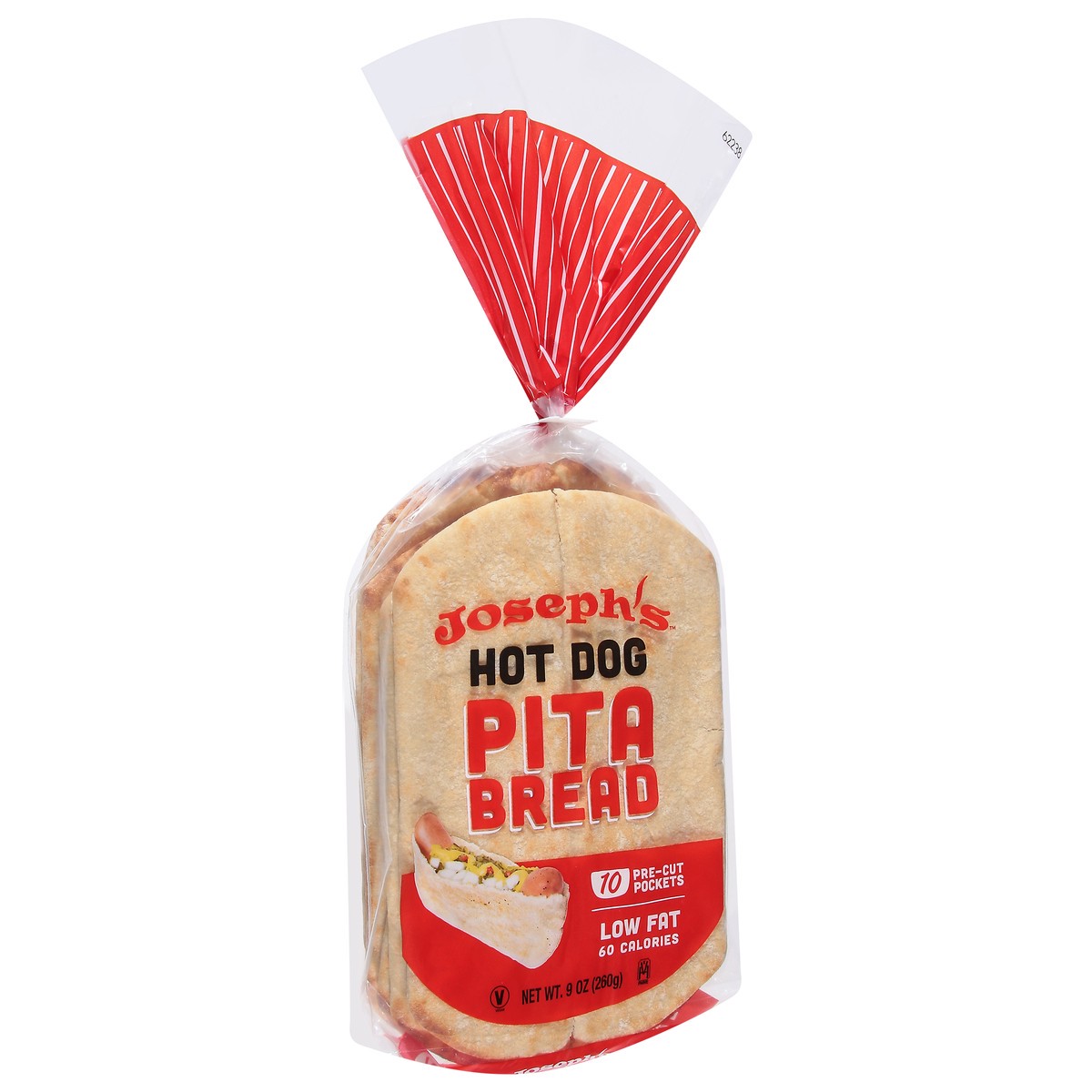 slide 4 of 9, Joseph's Joseph''s Hot Dog Pita Bread, 1 Pack, 5 Count, 10 ct