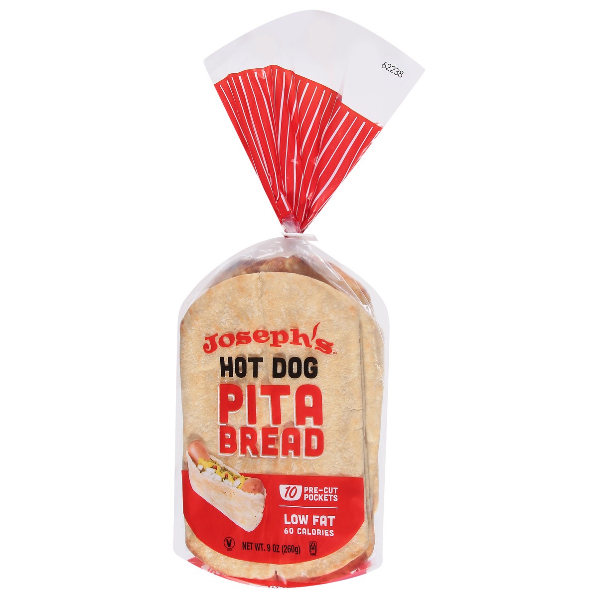 slide 2 of 9, Joseph's Joseph''s Hot Dog Pita Bread, 1 Pack, 5 Count, 10 ct