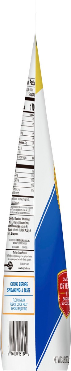 slide 8 of 9, Gold Medal All Purpose Flour, Baking Flour, 3 lb Resealable Bag, 48 oz