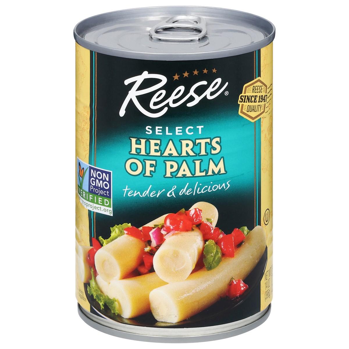 slide 1 of 12, Reese Select Hearts of Palm 14 oz, 14 oz