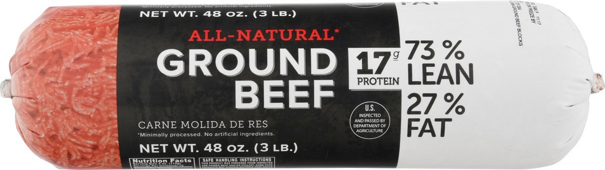 slide 6 of 9, Tyson All-Natural Ground Beef 48 oz, 48 oz