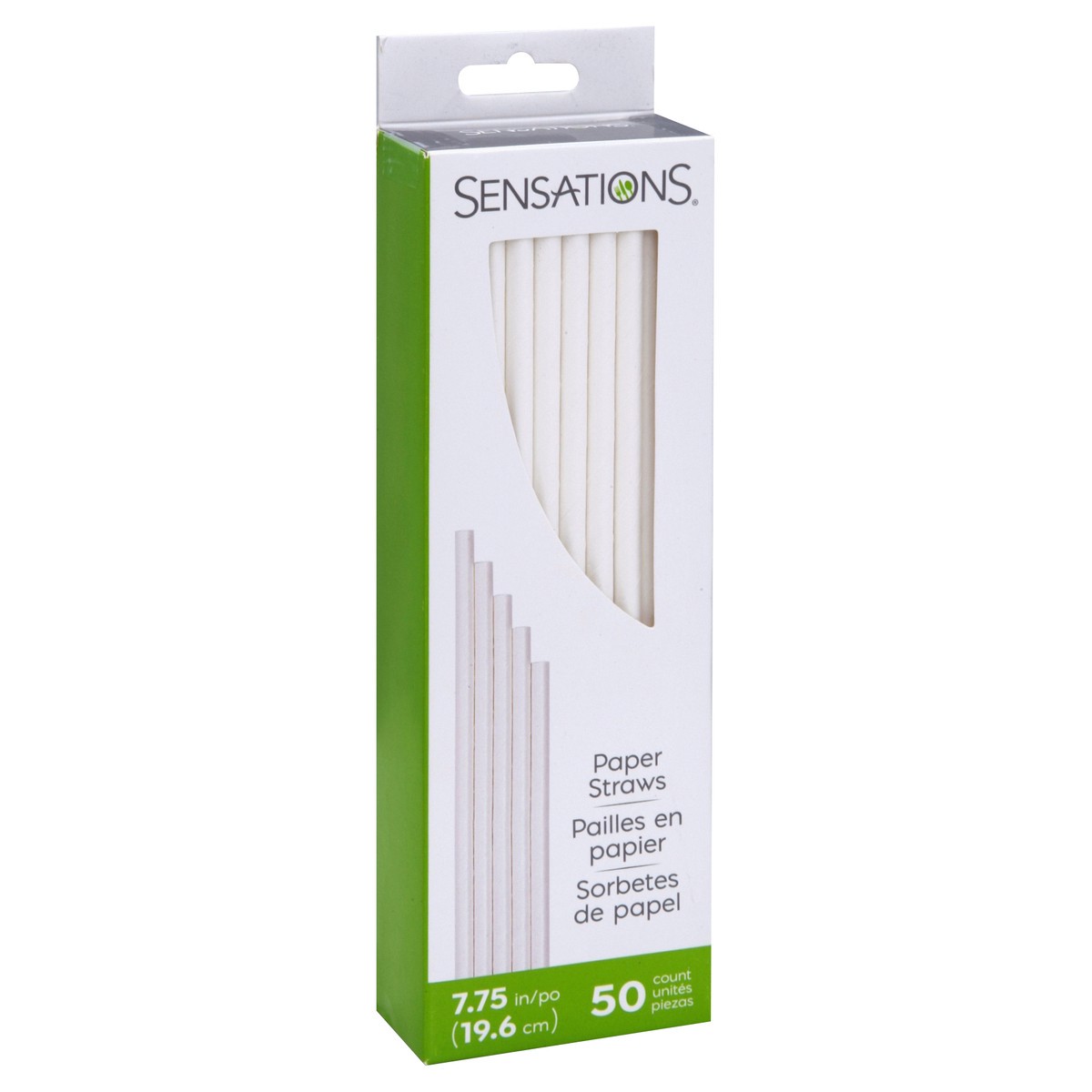 slide 2 of 5, Sensations Straws 50 ea, 50 ct