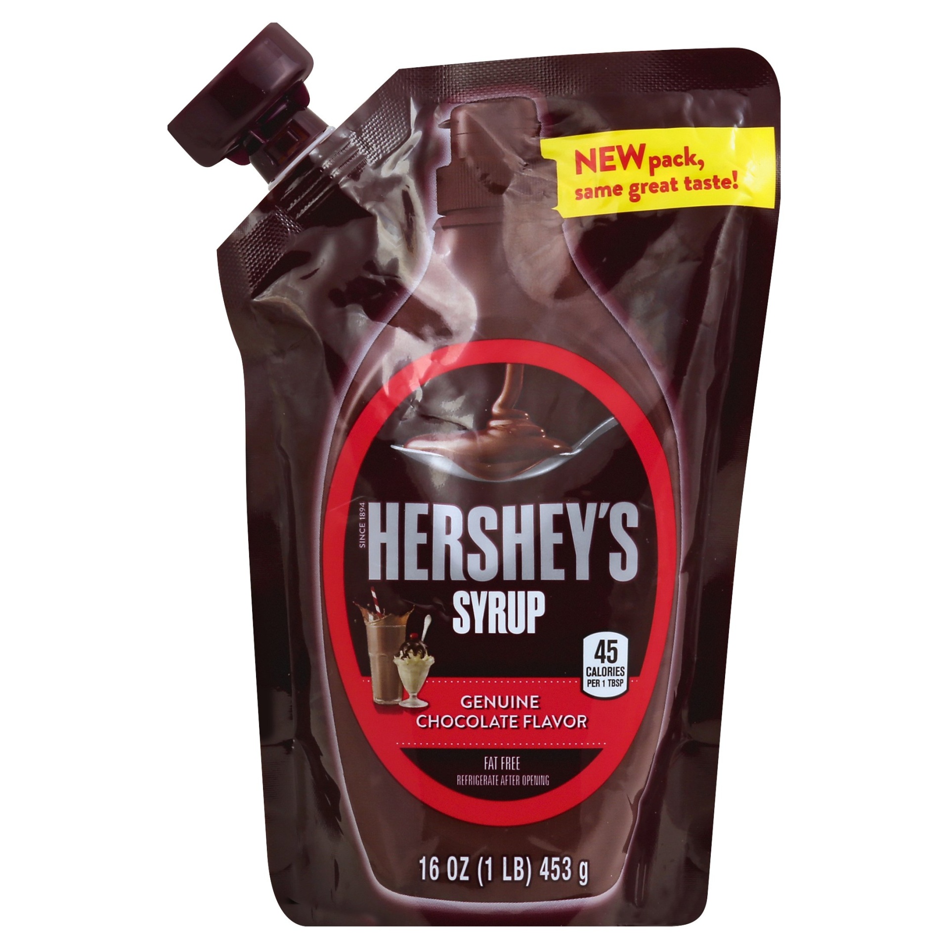 slide 1 of 2, Hershey's Chocolate Syrup - 16 oz, 16 oz