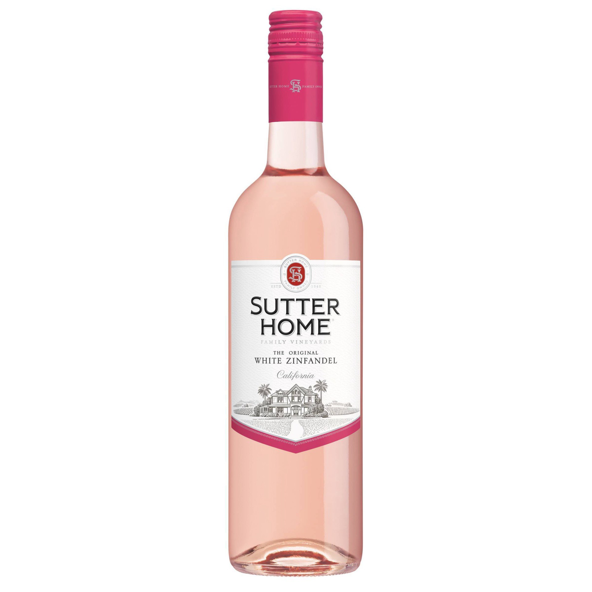 slide 1 of 4, Sutter Home White Zinfandel, 750 ml