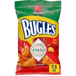Bugles Tabasco Flavored Crispy Corn Snacks