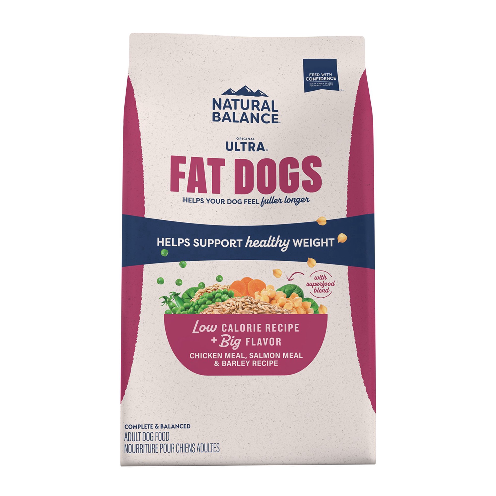 slide 1 of 1, UNKNOWN Natural Balance Fat Dogs Chicken Meal Salmon Meal & Barley Formula Adult Dry Food 11 lbs., 1 ct