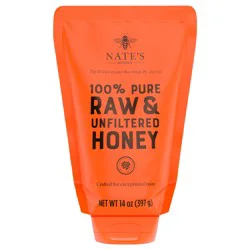 Nature Nate's 100% Pure Raw & Unfiltered Honey Squeeze Pouch