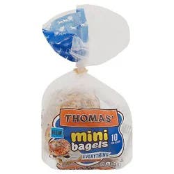 Thomas Everything Mini Bagels 10 Count - 15 Oz