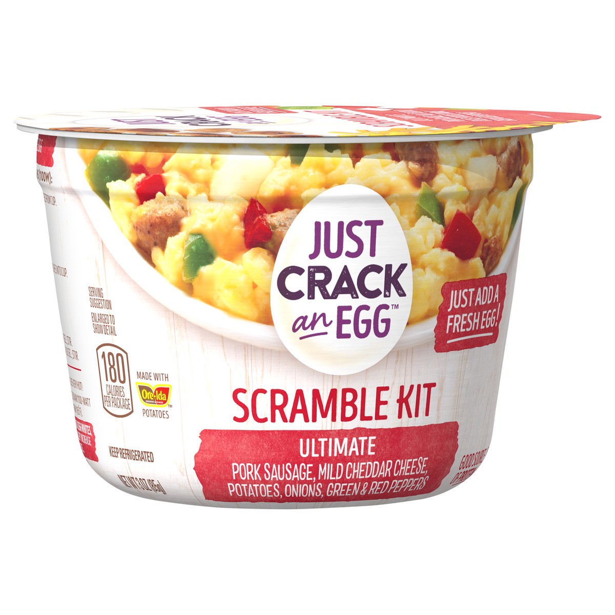 slide 3 of 9, Ore-Ida Just Crack An Egg Ultimate Scramble Breakfast Bowl Kit - 3oz, 3 oz