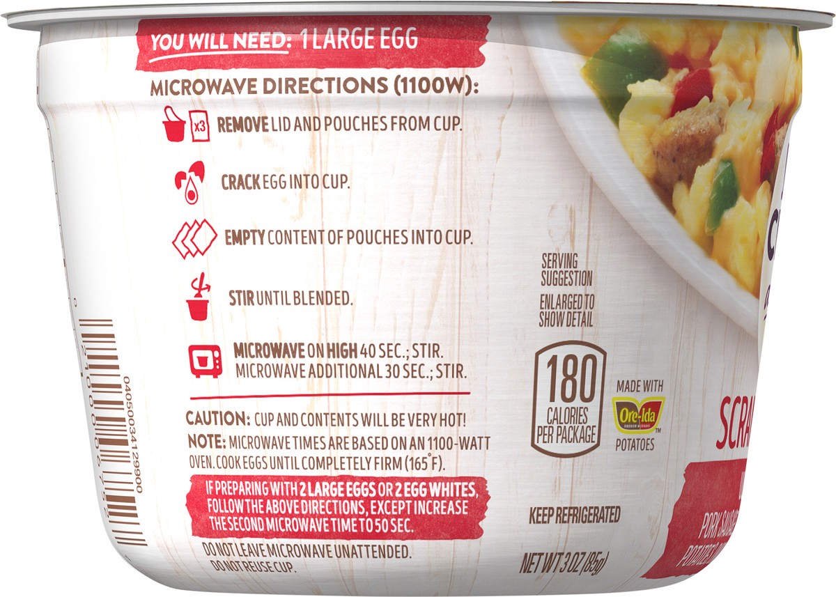 slide 6 of 9, Ore-Ida Just Crack An Egg Ultimate Scramble Breakfast Bowl Kit - 3oz, 3 oz