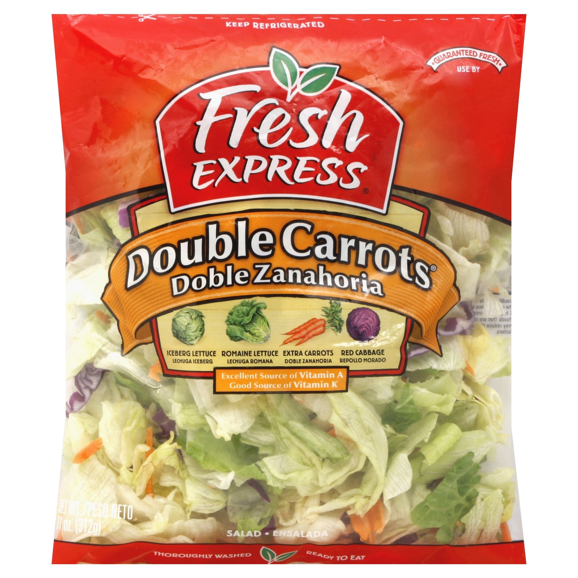 slide 1 of 2, Fresh Express Double Carrot Salad, 11 oz