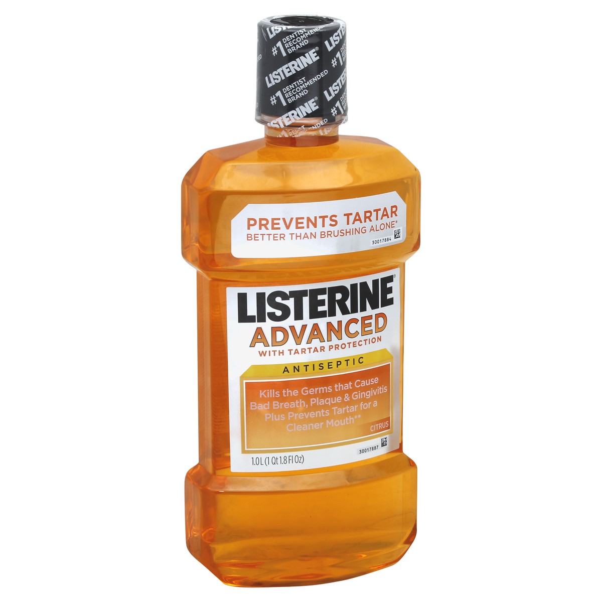 slide 5 of 7, Listerine Original Antiseptic Mouthwash For Bad Breath & Plaque, 1 liter