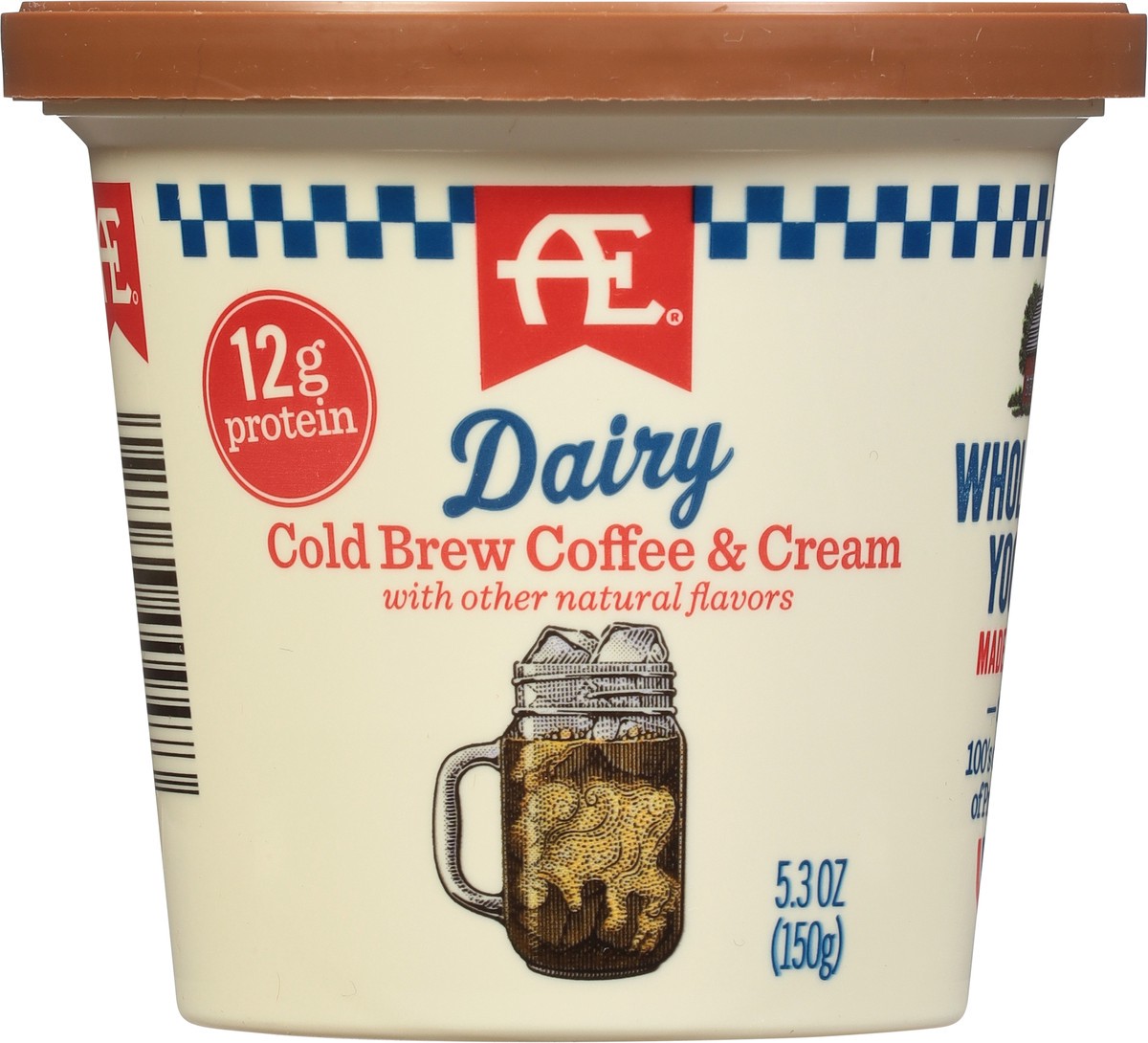 slide 8 of 9, AE Dairy Whole Milk Cold Brew Coffee & Cream Yogurt 5.3 oz, 5.3 oz