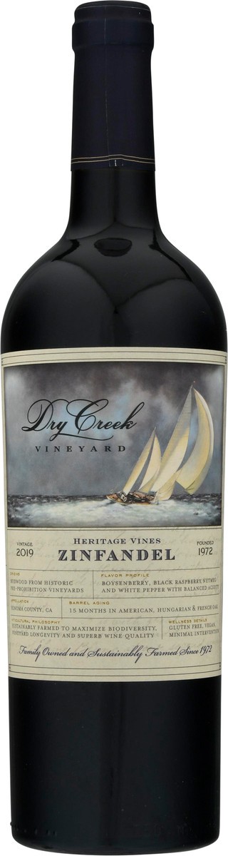 slide 1 of 9, Dry Creek Vineyard Heritage Zinfandel, 750 ml