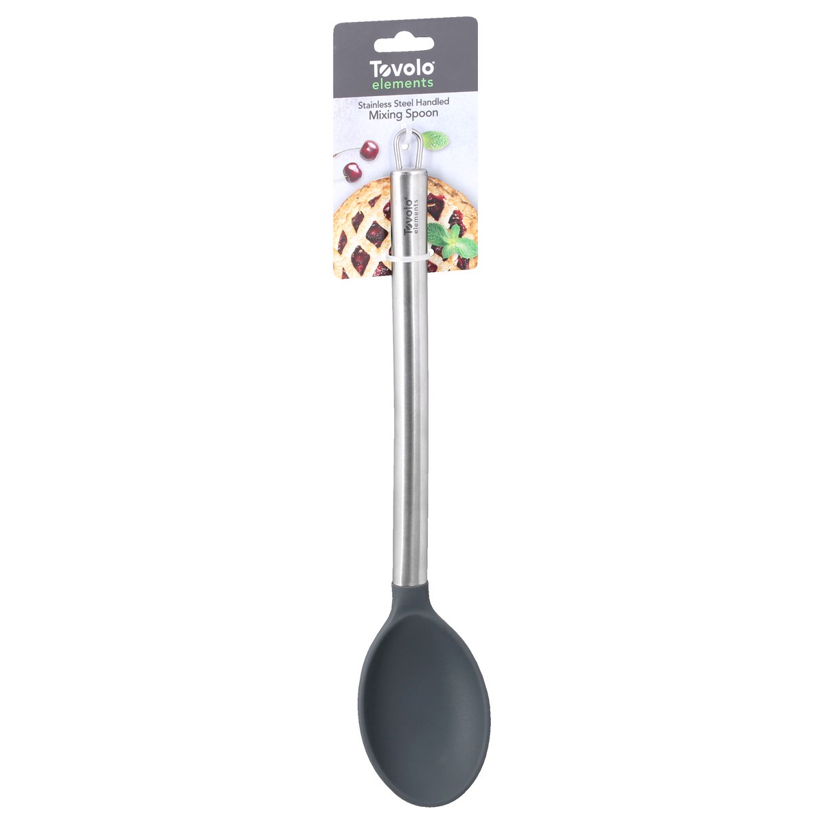 slide 8 of 9, Tovolo Elements Stainless Steel Handled Mixing Spoon 1 ea, 1 ct