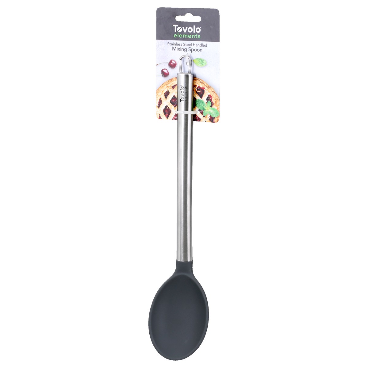 slide 2 of 9, Tovolo Elements Stainless Steel Handled Mixing Spoon 1 ea, 1 ct