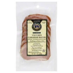 Niman Ranch All Natural Uncured Canadian Bacon 7 oz