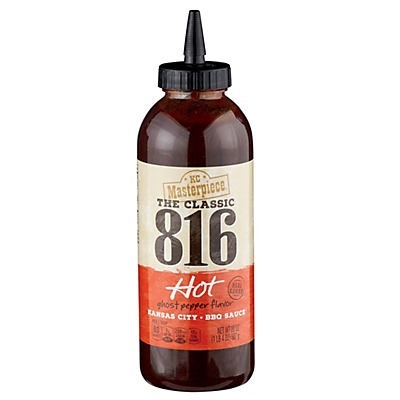 slide 1 of 1, KC Masterpiece the Classic 816 Hot Ghost Pepper BBQ Sauce, 20 oz