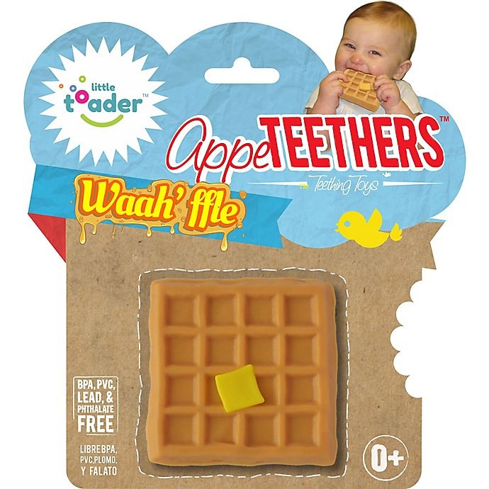 slide 1 of 1, Little Toader AppeTEETHERS Waah'ffle, 1 ct