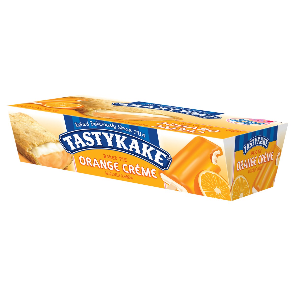 slide 6 of 9, Tastykake Orange Creme Baked Pie 4 oz, 4 oz