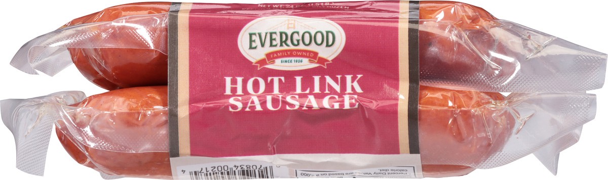 slide 7 of 13, Evergood Hot Link Sausage 24 oz, 24 oz