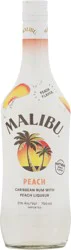 Malibu Caribbean Peach Flavor Rum 750 ml