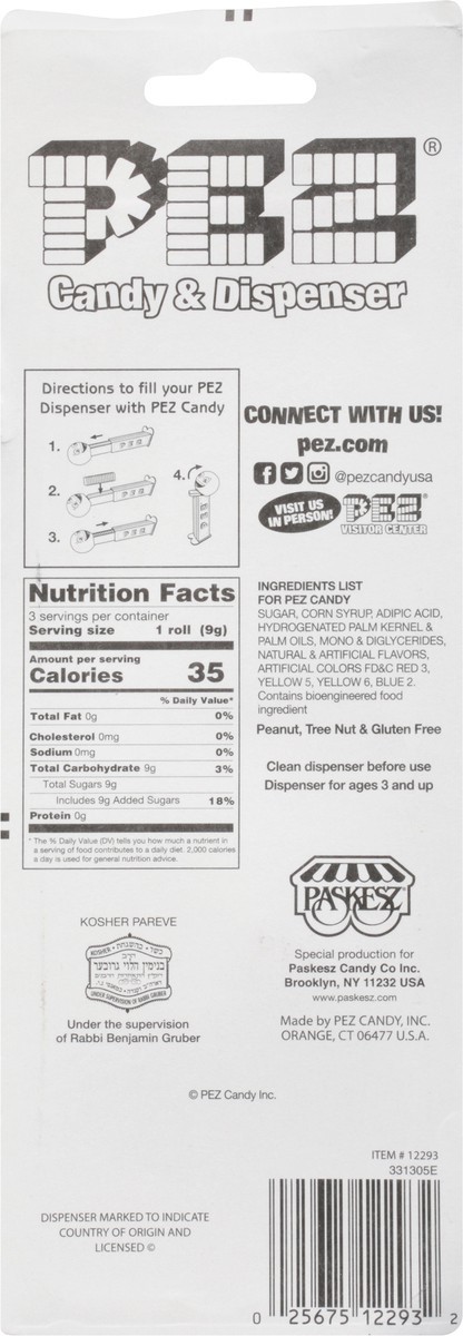 slide 13 of 14, PEZ Paskesz Pez Emojis, 0.87 oz