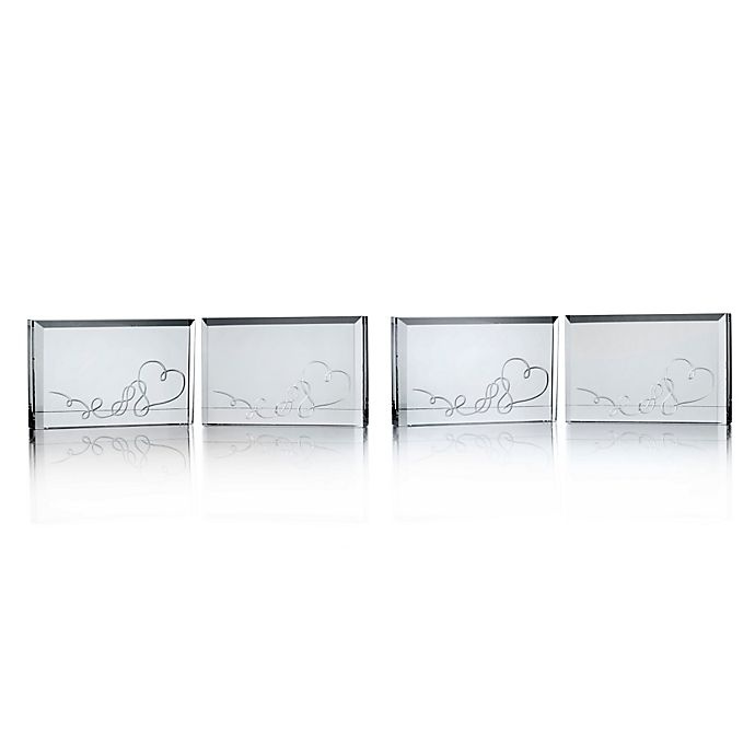 slide 1 of 1, Mikasa Love Story Place Card Holder, 4 ct