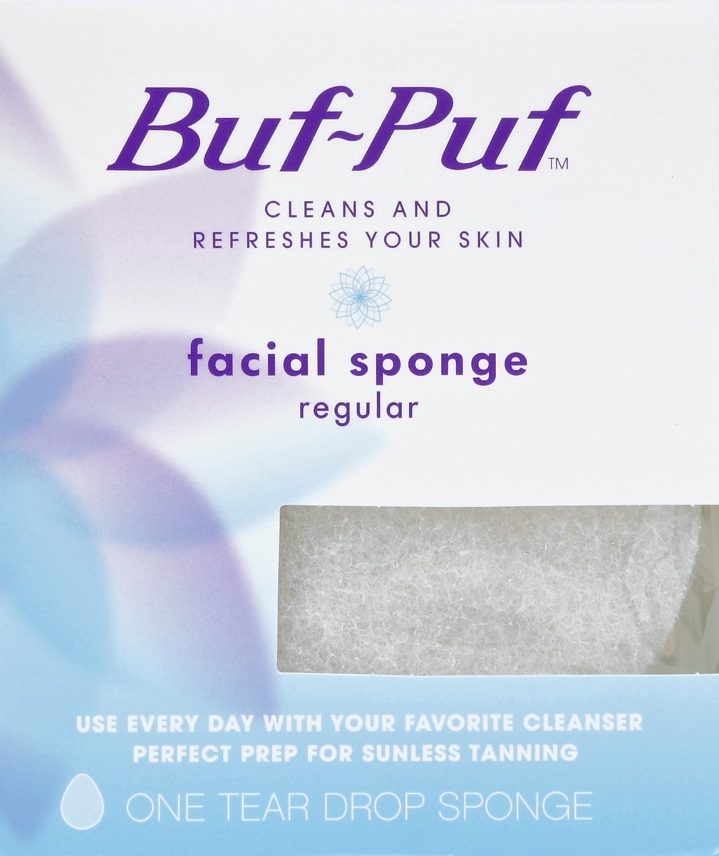 slide 1 of 1, Buf-Puf Facial Sponge 1 ea, 1 ct