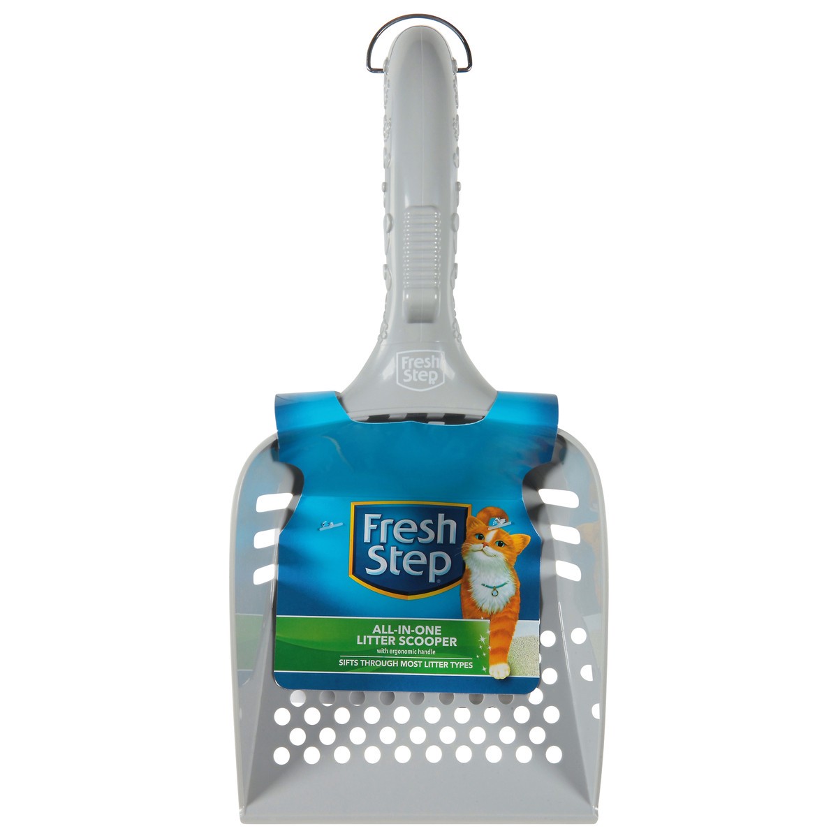 slide 1 of 11, Fresh Step All-in-One Litter Scooper with Ergonomic Handle 1 ea, 1 ct