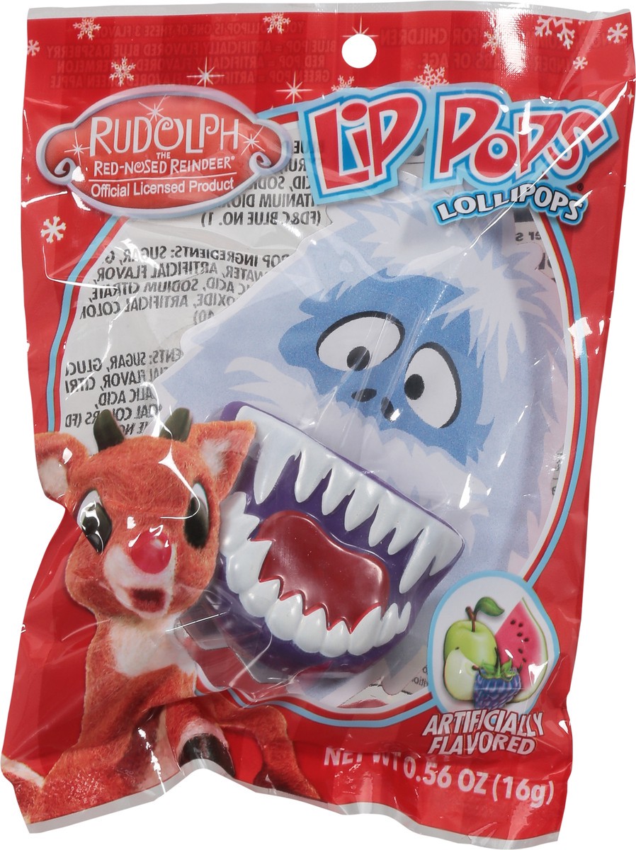 slide 9 of 9, Rudolph The Red Nosed Reindeer Lip Pops Lollipops 0.56 oz, 0.56 oz