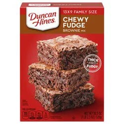 Duncan Hines Chewy Fudge Brownie Mix, 18.3 OZ
