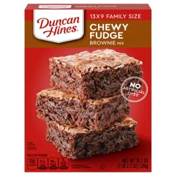 Duncan Hines Chewy Fudge Brownie Mix, 18.3 oz