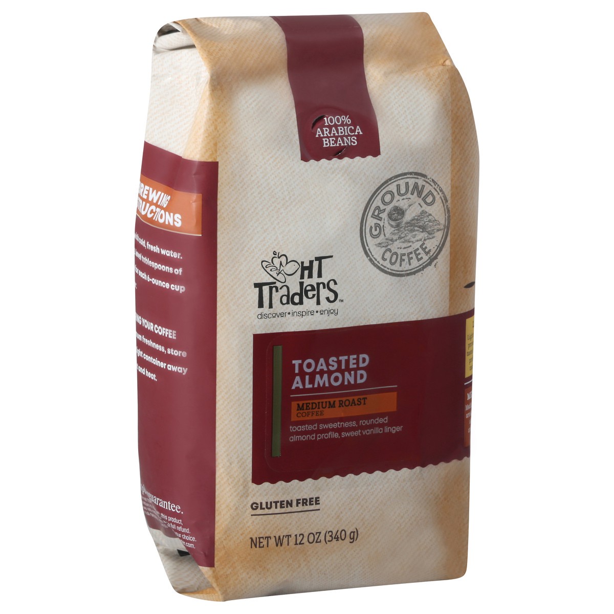 slide 9 of 9, Harris Teeter Trader Coffee Toastd Almond, 1 ct