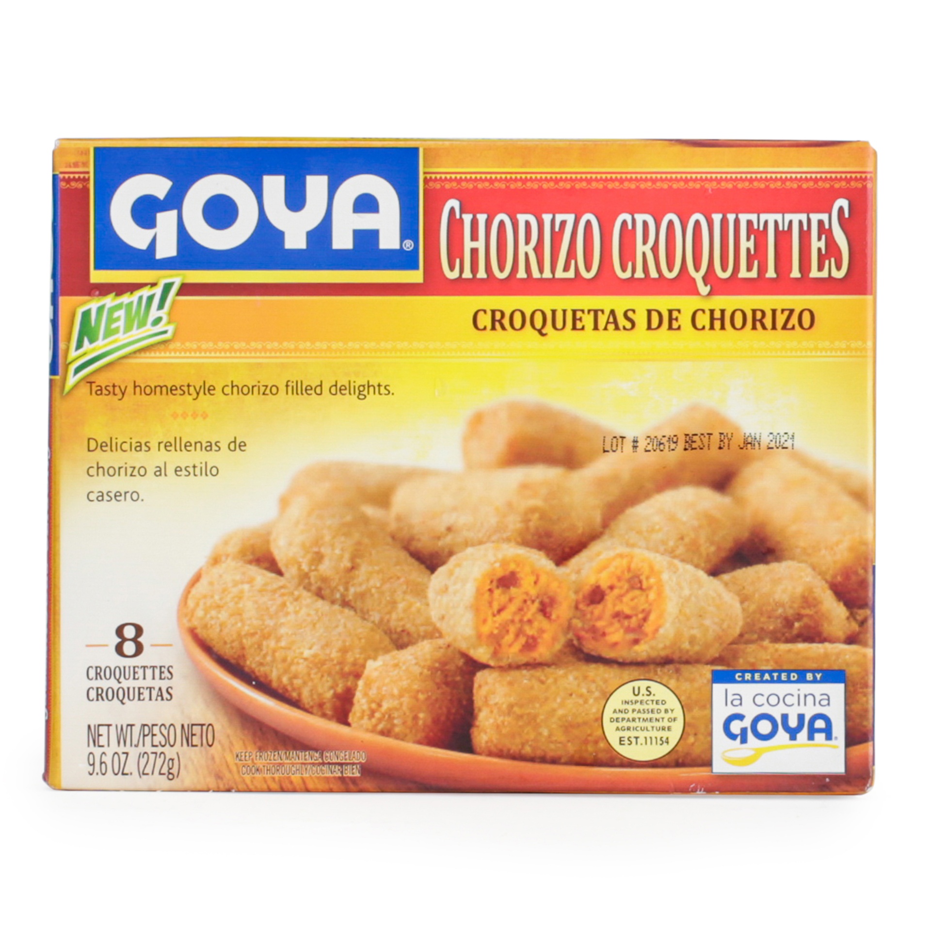 slide 1 of 1, Goya Chorizo Croquettes, 9.6 oz