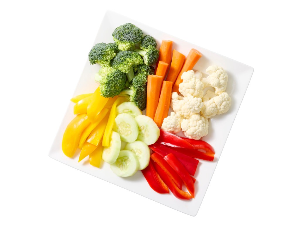 slide 1 of 4, Fresh Cut Vegetable Bowl, 26 oz