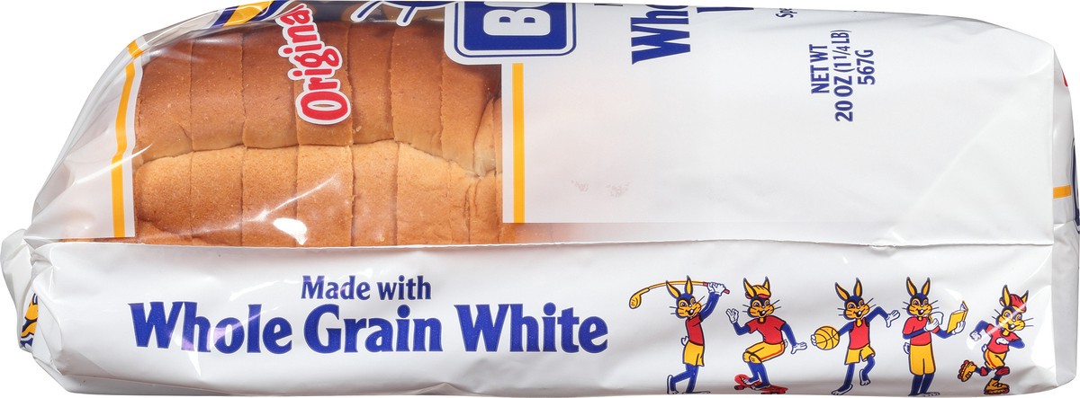 slide 3 of 9, Bunny White Whole Grain Original Bread 20 oz, 20 oz