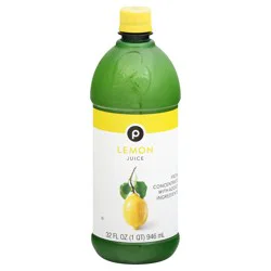 Publix 100% Lemon Juice - 32 oz