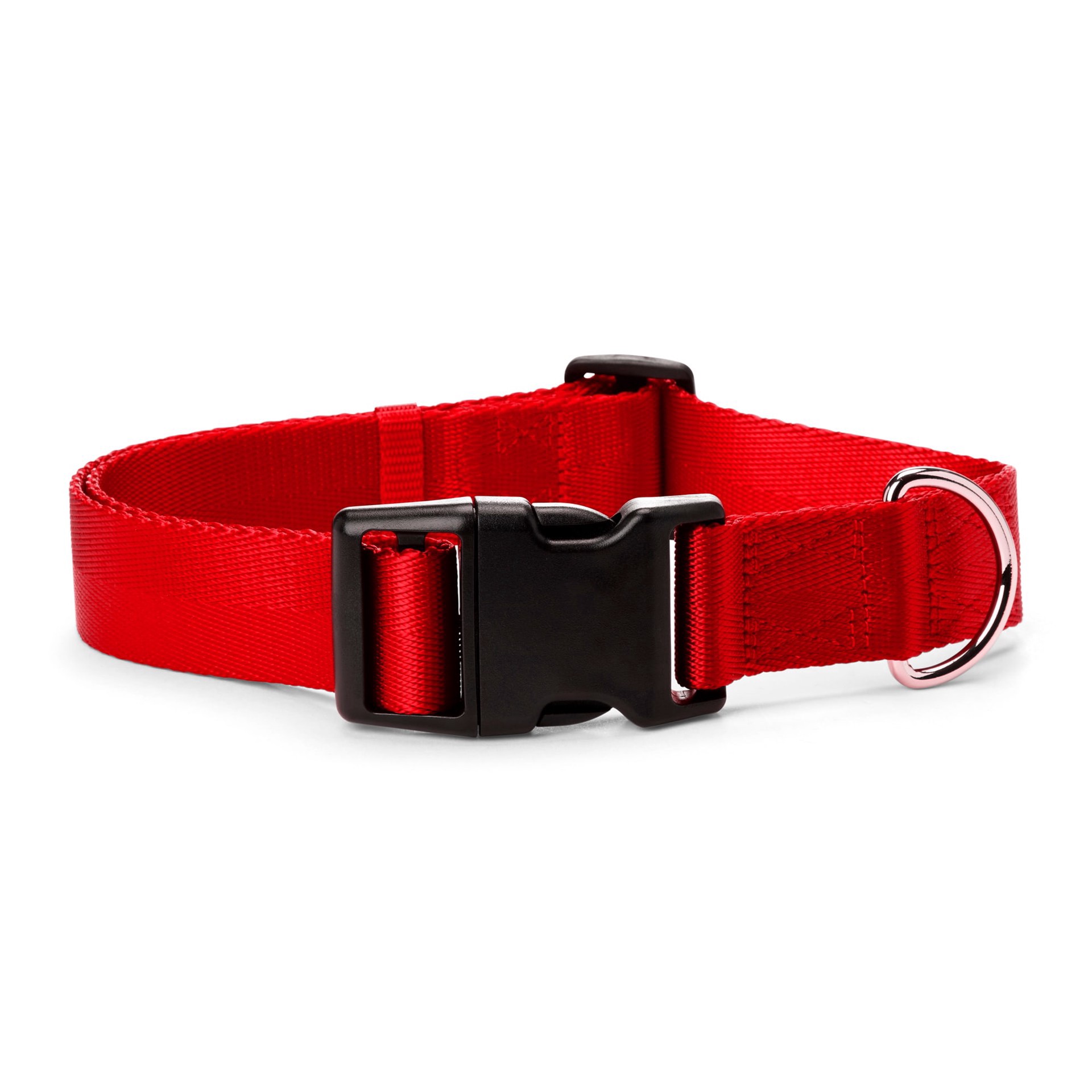 slide 1 of 1, YOULY Red Adjustable Dog Collar, Medium, 1 ct