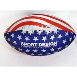 Patriotic Football with Stars and Stripes Theme