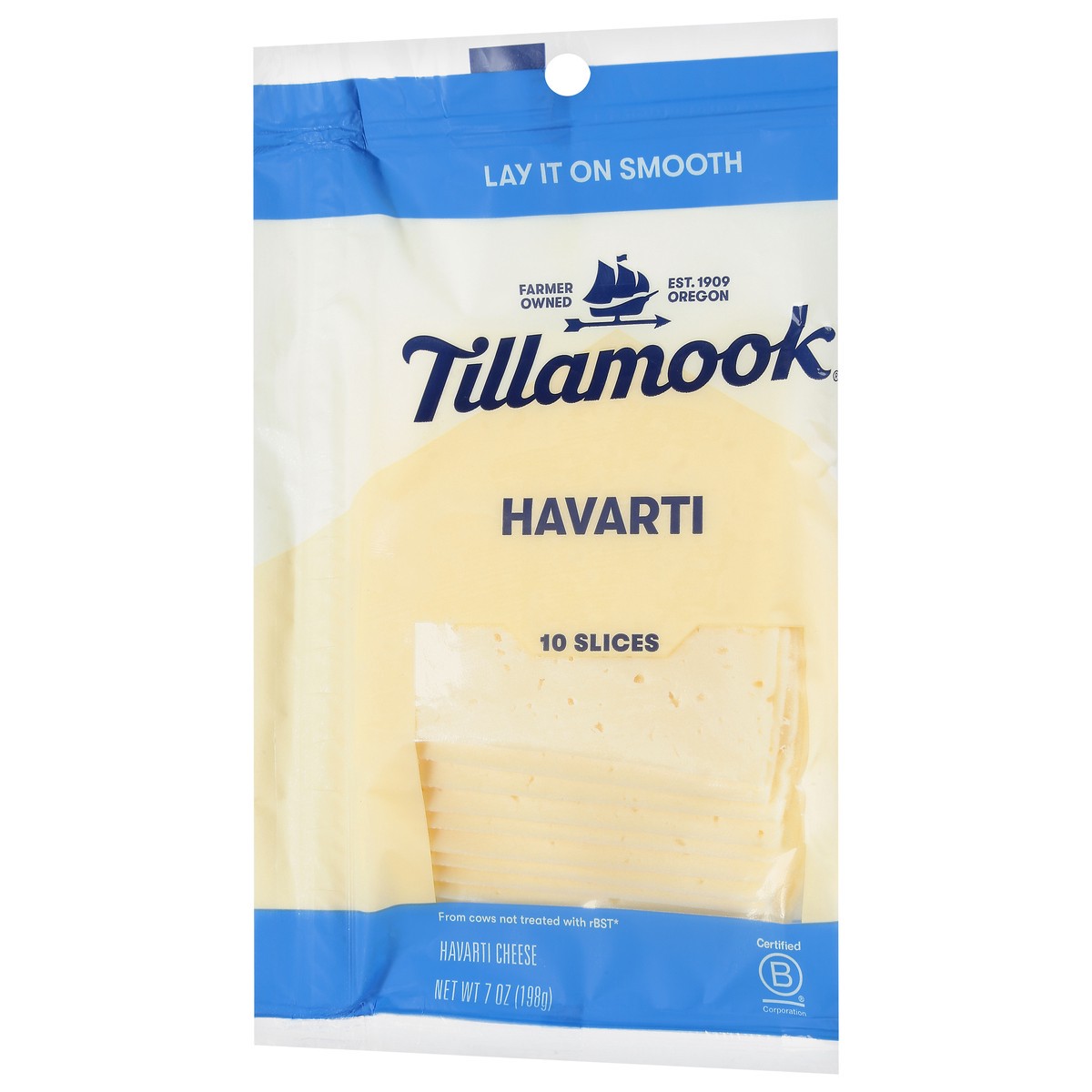 slide 6 of 11, Tillamook Havarti Cheese Slices 10 ea, 10 ct