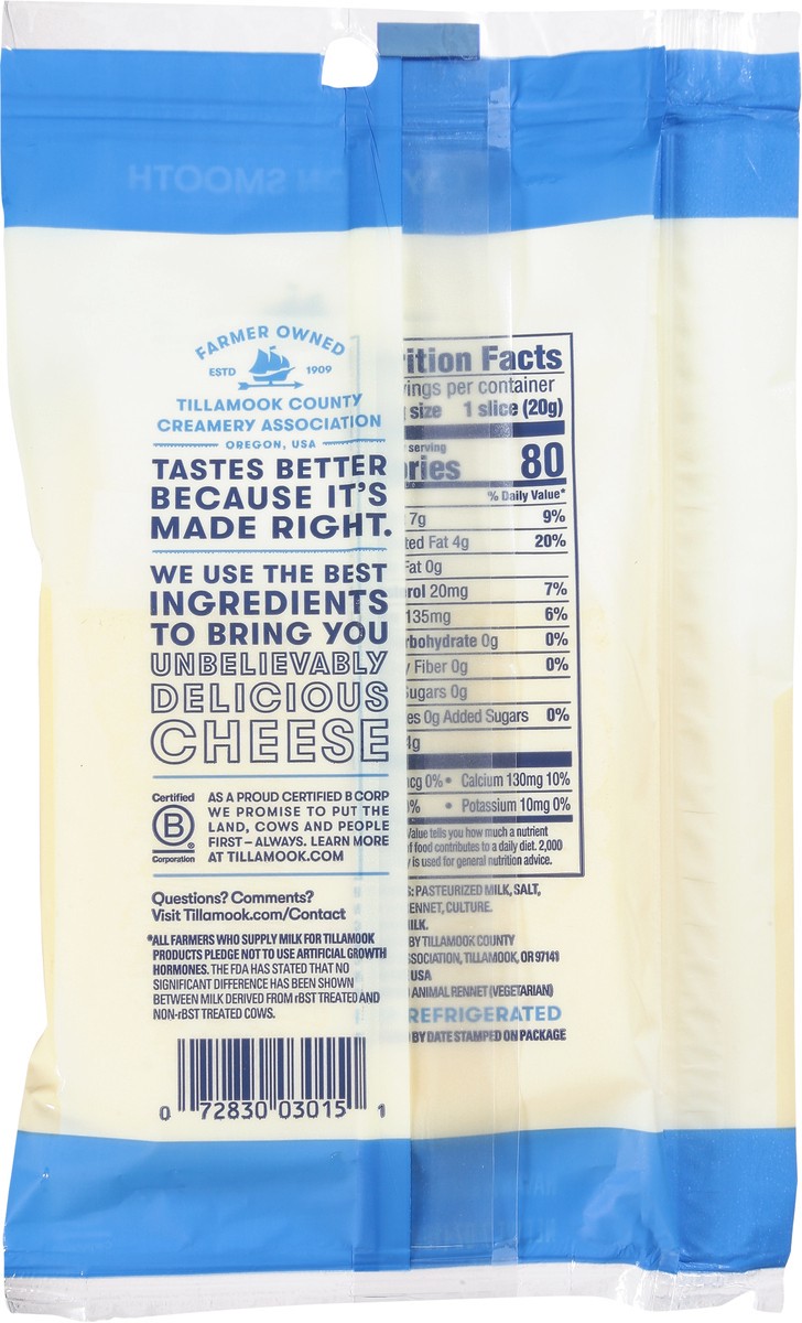 slide 3 of 11, Tillamook Havarti Cheese Slices 10 ea, 10 ct