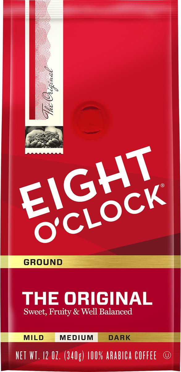 slide 1 of 4, Eight O'Clock Coffee Eight O'Clock The Original Medium Ground Coffee 12 oz. Bag, 12 oz