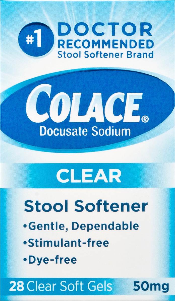 slide 1 of 31, Colace Clear Soft Gels - 28ct, 28 ct