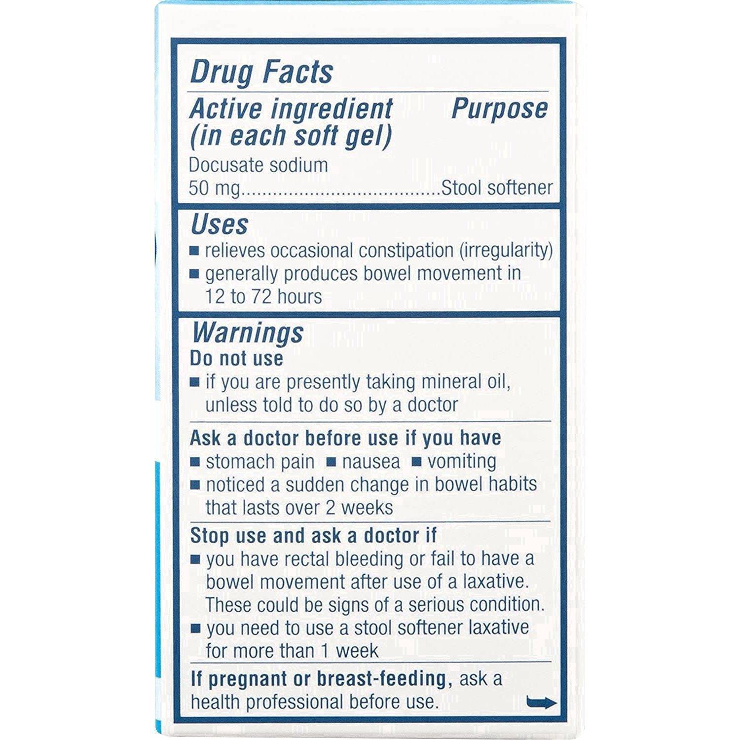 slide 9 of 31, Colace Clear Soft Gels - 28ct, 28 ct